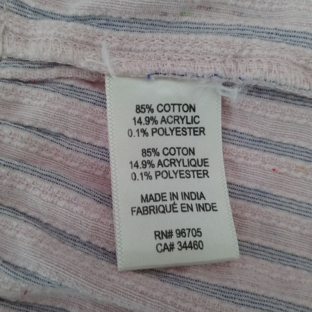 Rebecca Taylor Sleeveless Striped Cotton Tank - Picture 8 of 10